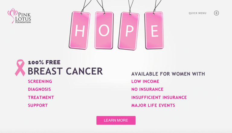 The Pink Lotus Foundation | Breast Cancer Screening and More #SavingLives