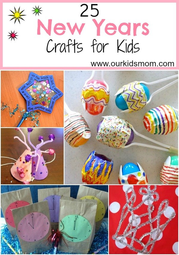 25 New Year’s Craft Ideas for Children